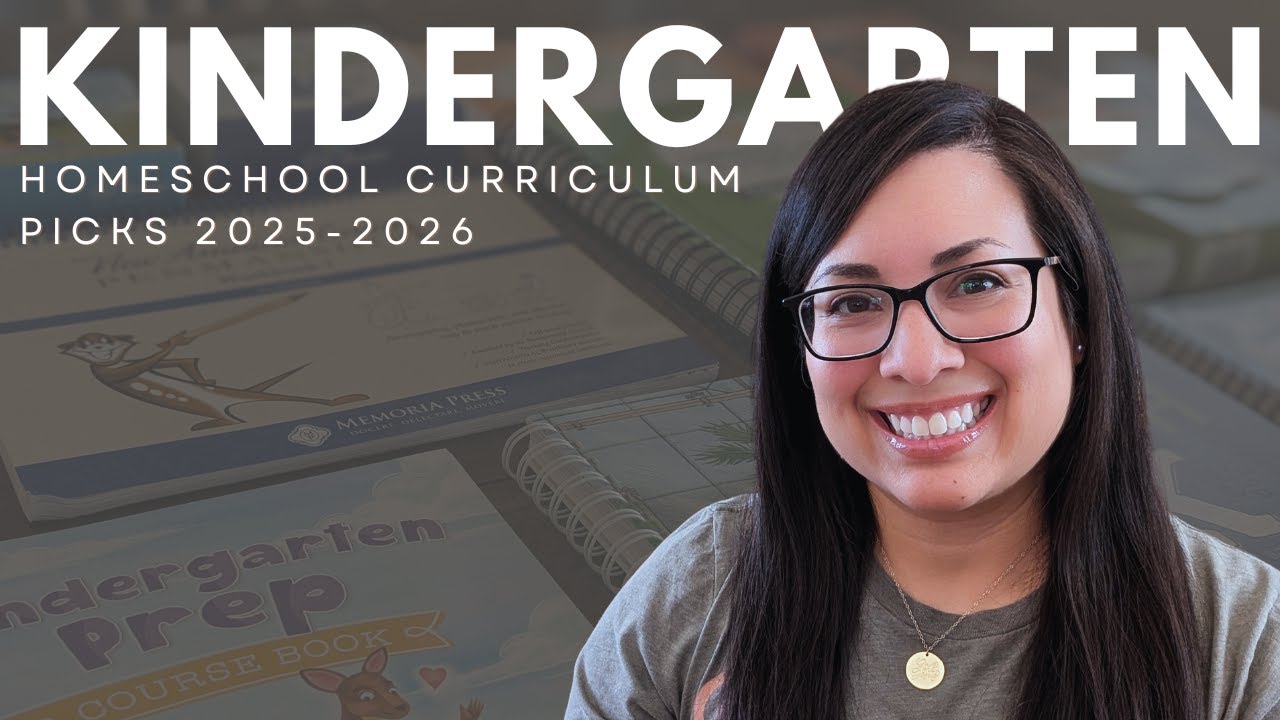 KINDERGARTEN CURRICULUM PICKS 2025-2026 | See what homeschool curriculum we're using for kinder