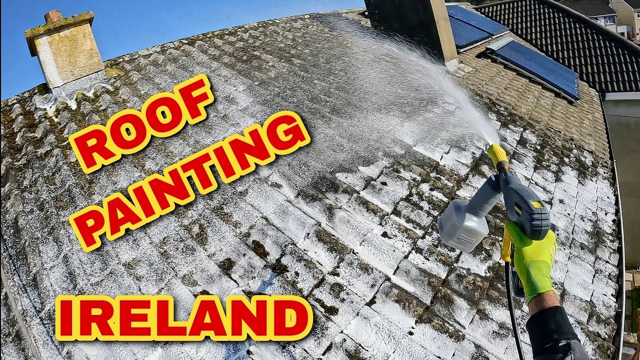 Concrete Roof Tiles Renovation Spray Painting Ireland Killarney Co.Kerry, Cork, Limerick Part 1