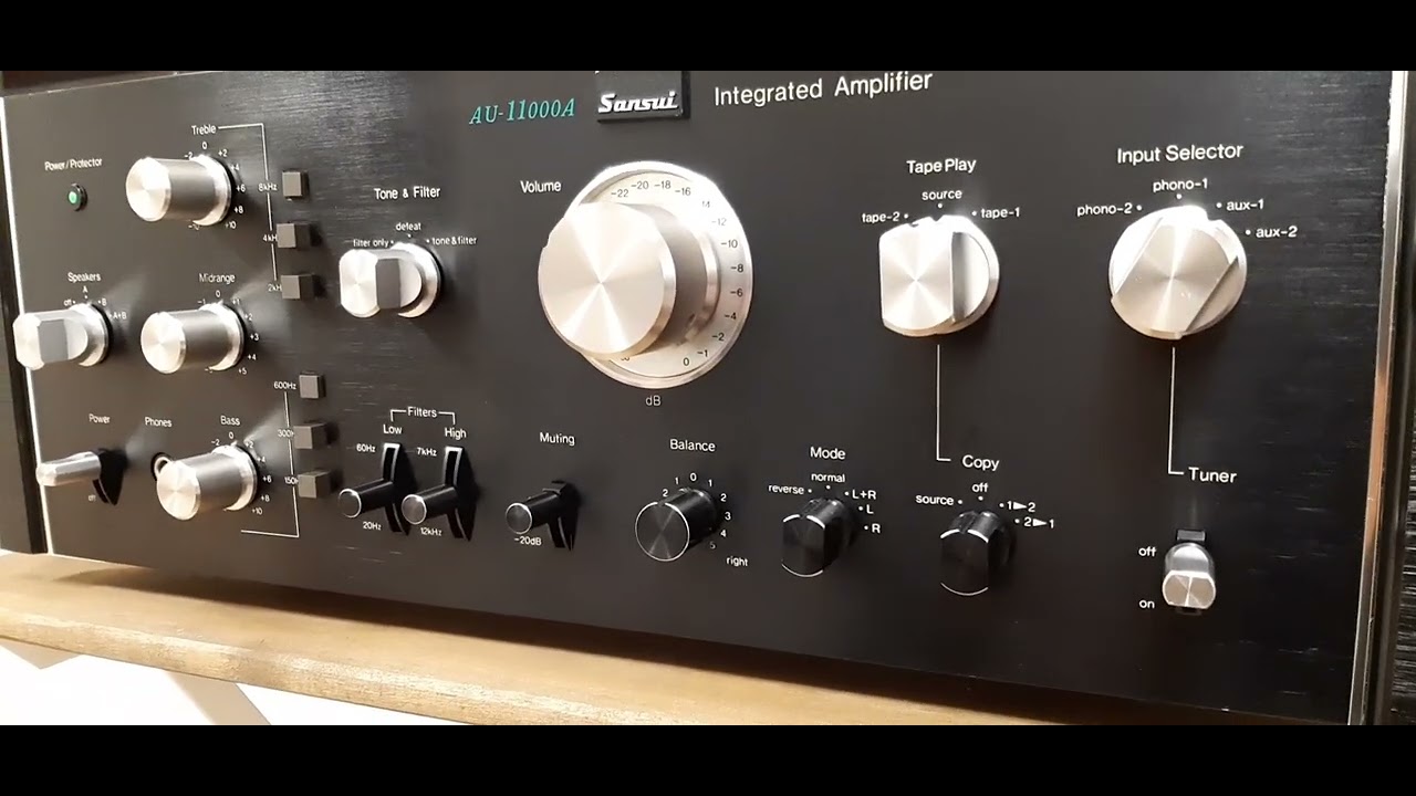 SANSUI AU 11000 A - Audio Test After Restoration