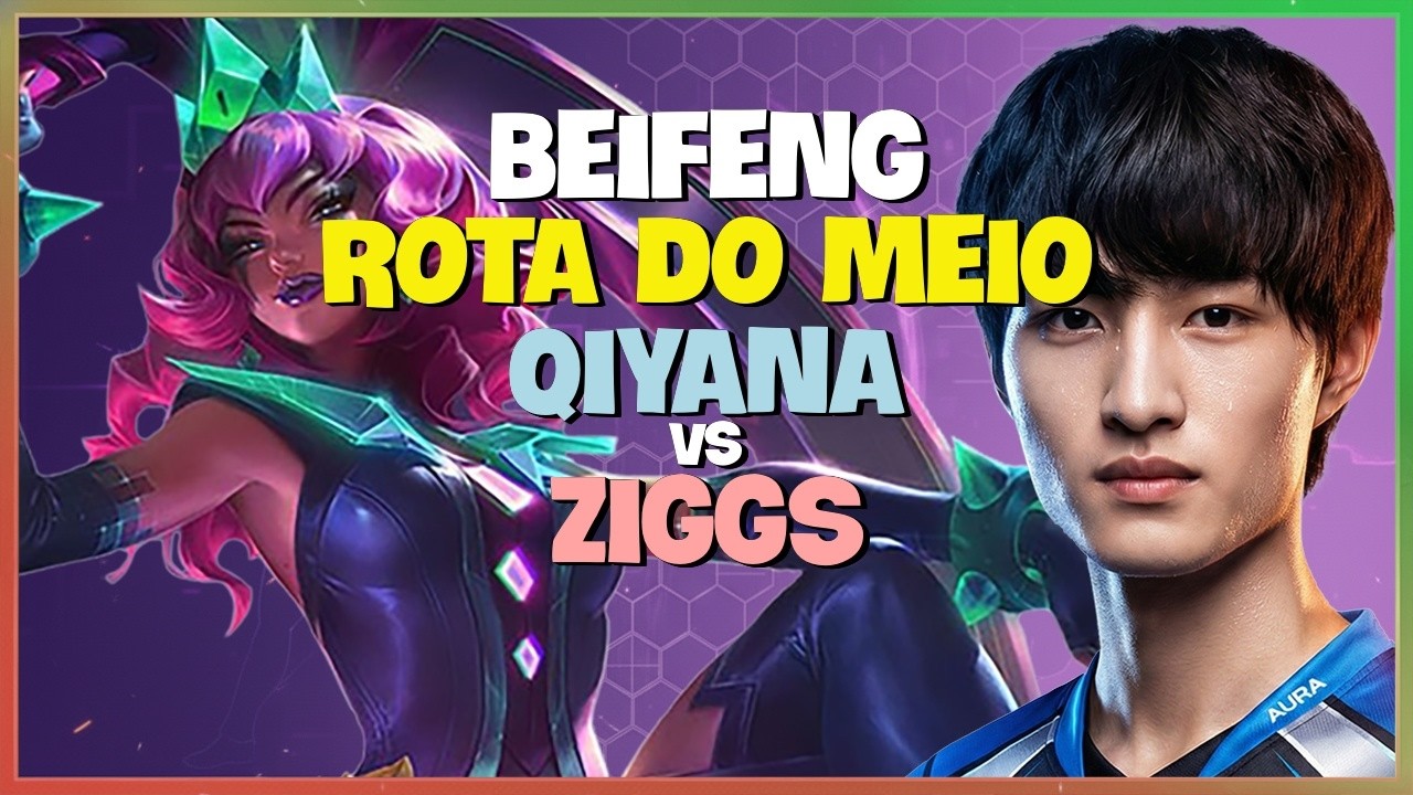 BeiFeng Qiyana : HE IS COMPLETELY DEMOLISHING ZIGGS IN CHALLENGER ELO