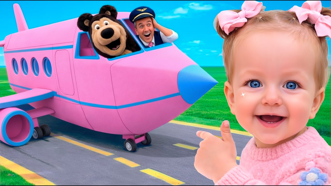 Bear Becomes a Pilot – Airplane Funny Story with Eva Niksen