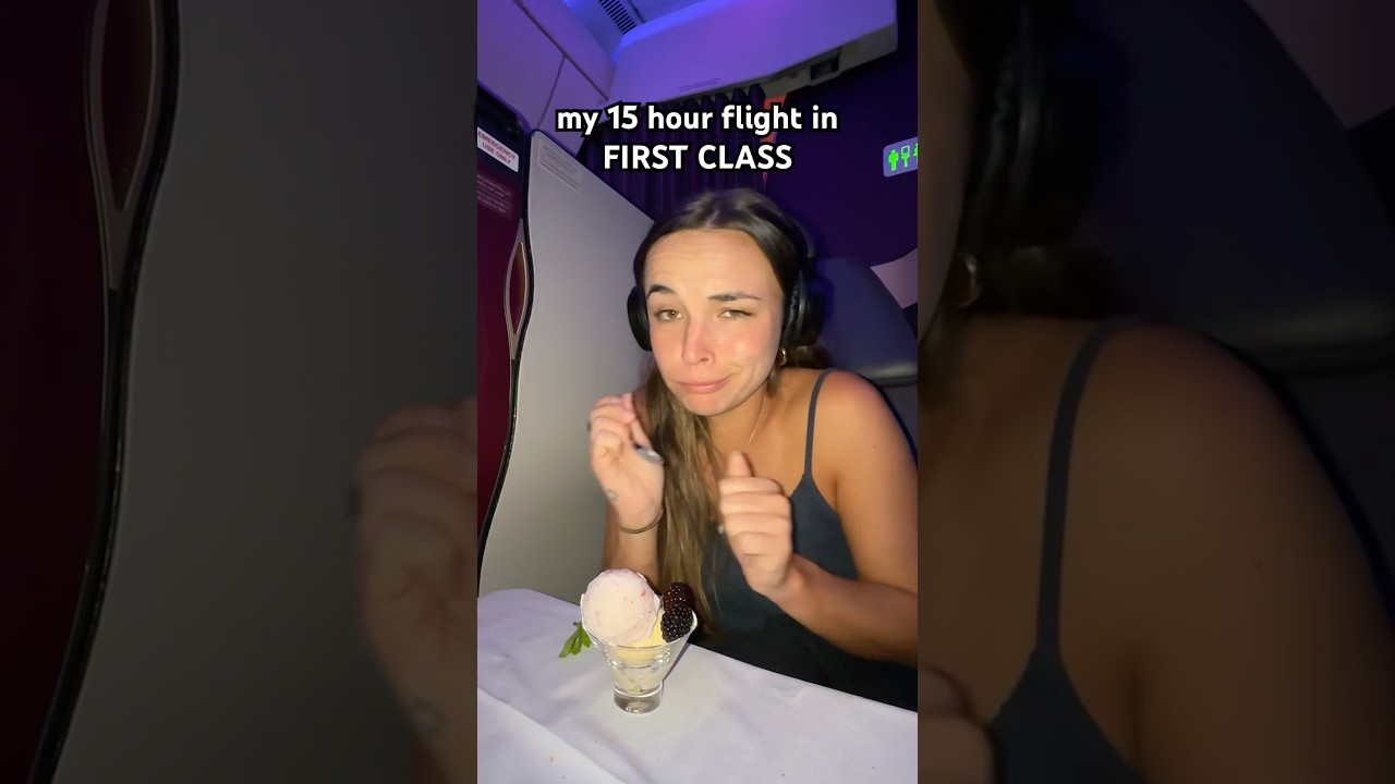 FLYING FIRST CLASS TO ABU DHABI✈️