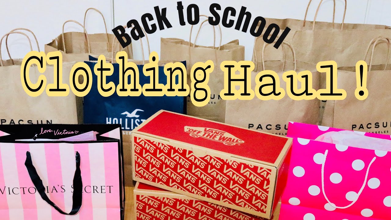 Back to School Try-On Clothing Haul 2018