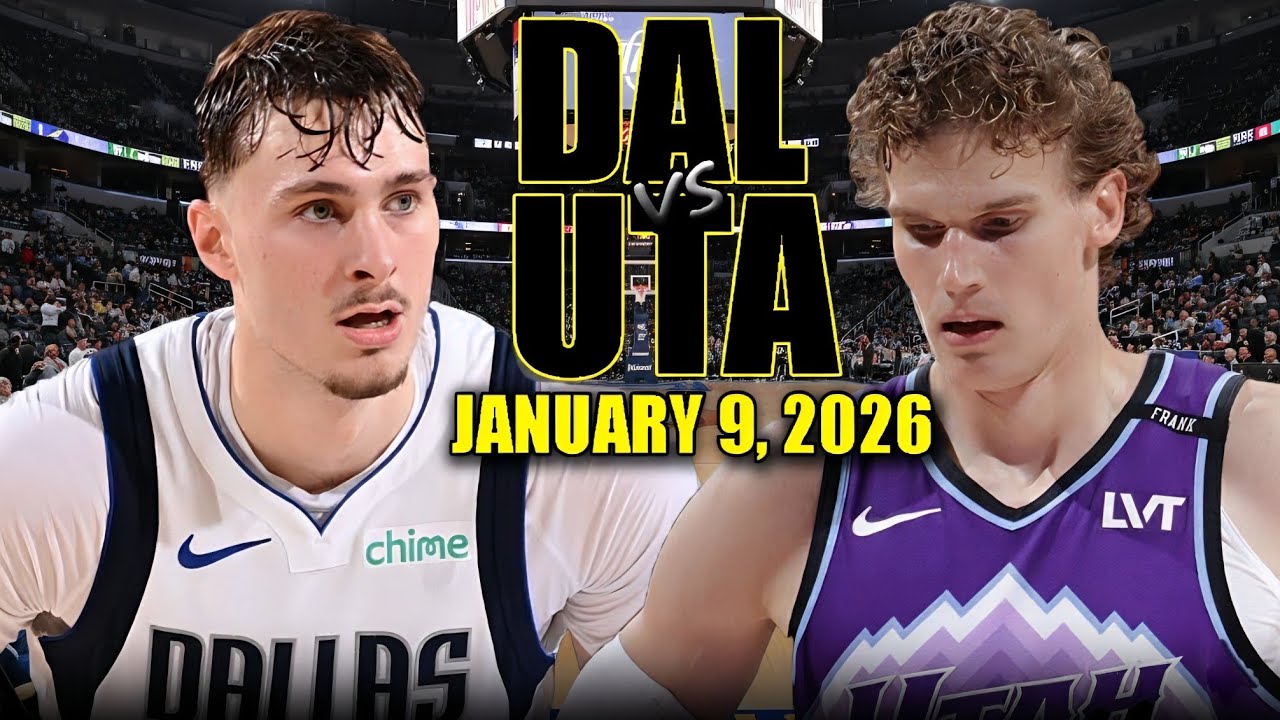 Dallas Mavericks vs Utah Jazz Full Game Highlights – January 9, 2026 | NBA 2K26