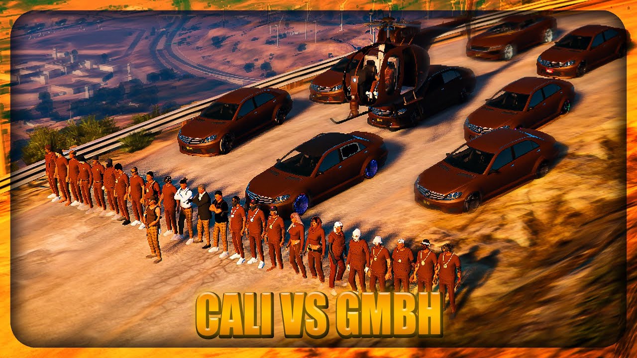 CALI VS GMBH 😈 • GTA RP • AbuGoku9999