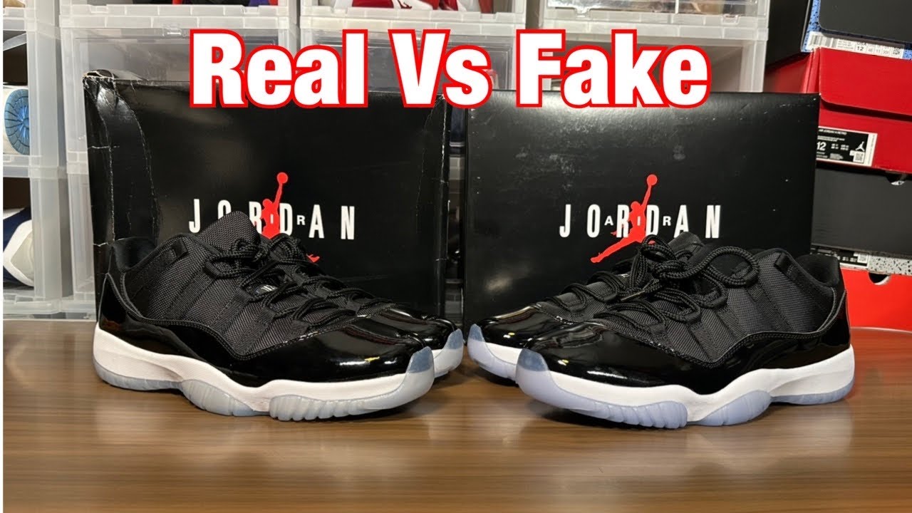 Air Jordan 11 Low Space Jam Real Vs Fake Review