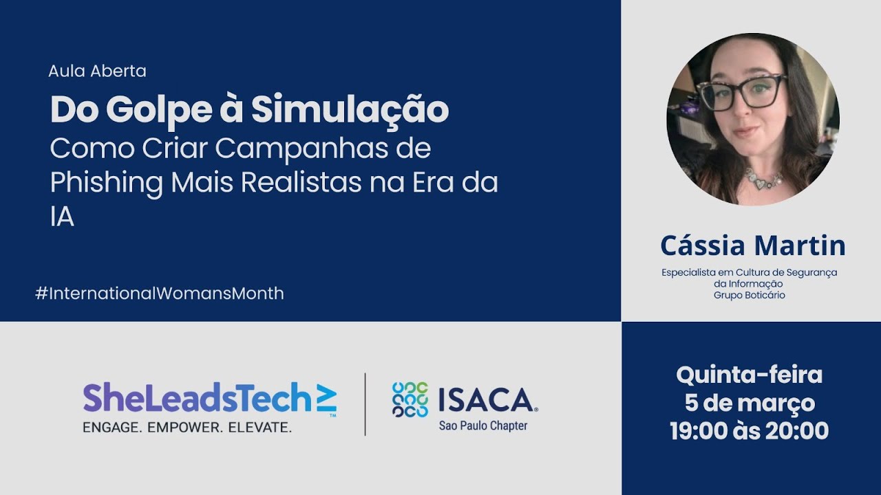 Webinar - A evolução do phishing na era da ia: como preparar sua cultura de segurança