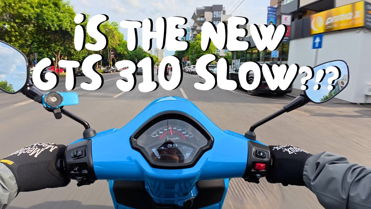 SUPER FAST CITY RIDE WITH THE NEW VESPA GTS 310 SUPER SPORT!