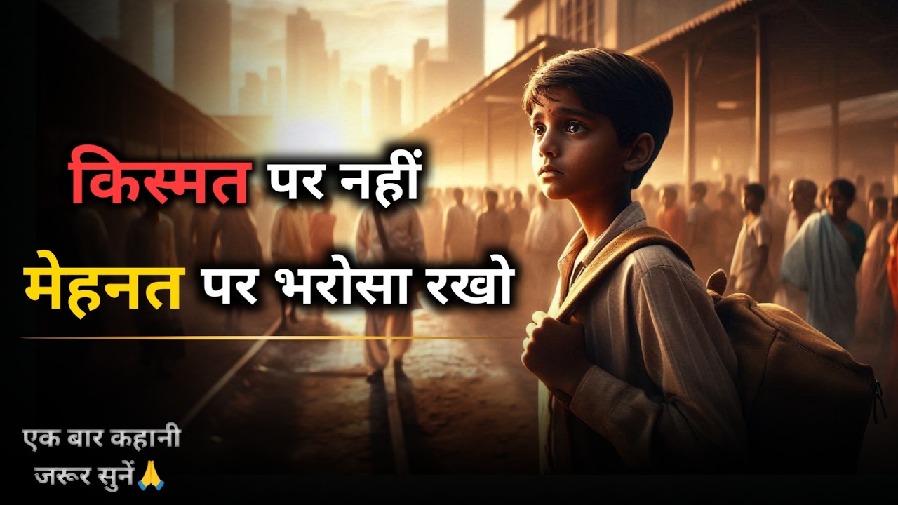 किस्मत नहीं मेहनत पर भरोसा रखो  Motivational Story of Hard Work, Struggle & Success #trending #story
