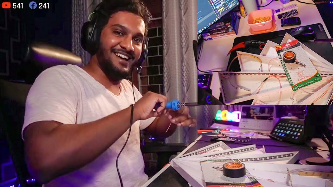 ManiYa's New LED Electronics Project (Deleted Live-Stream)