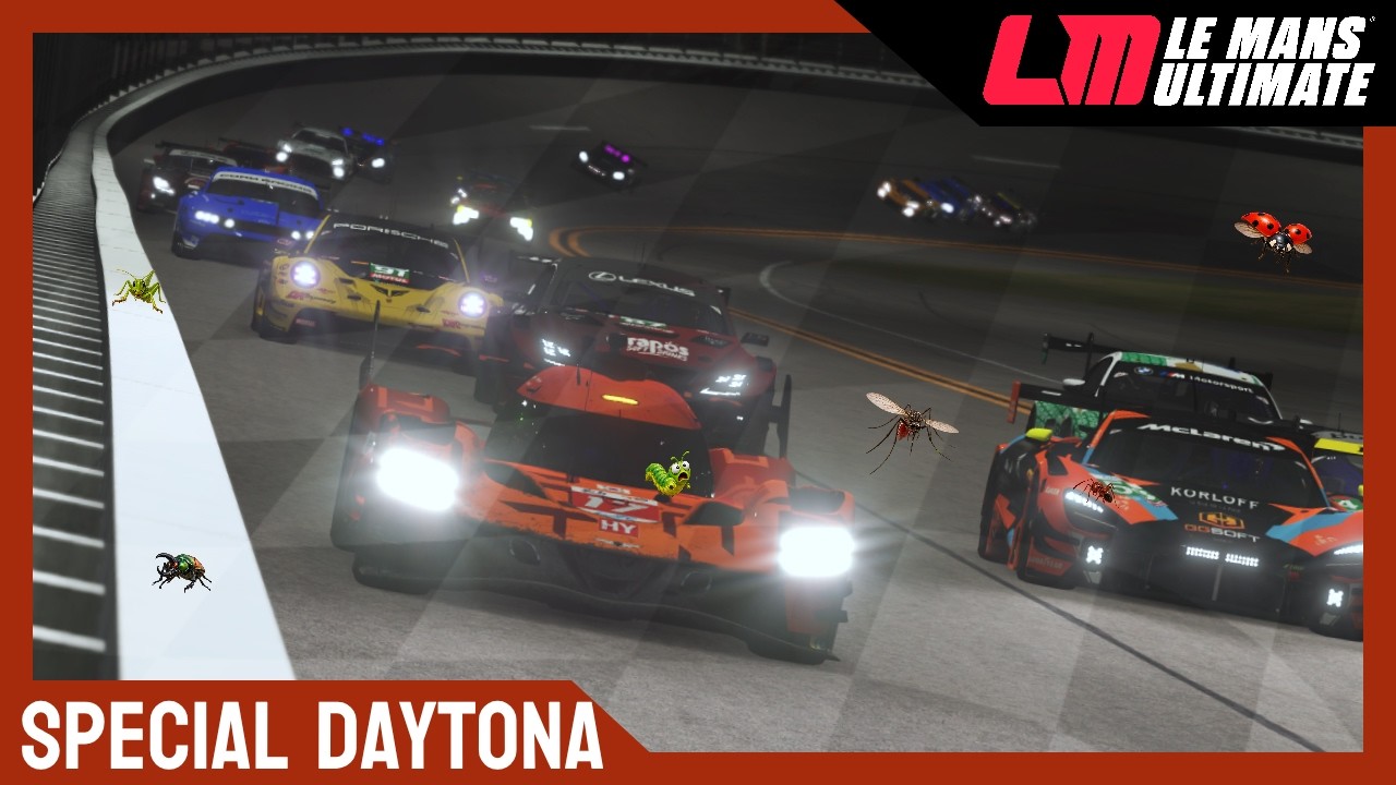 Crazy 8h vs server, bugs and traffic - Le Mans Ultimate Daytona Special