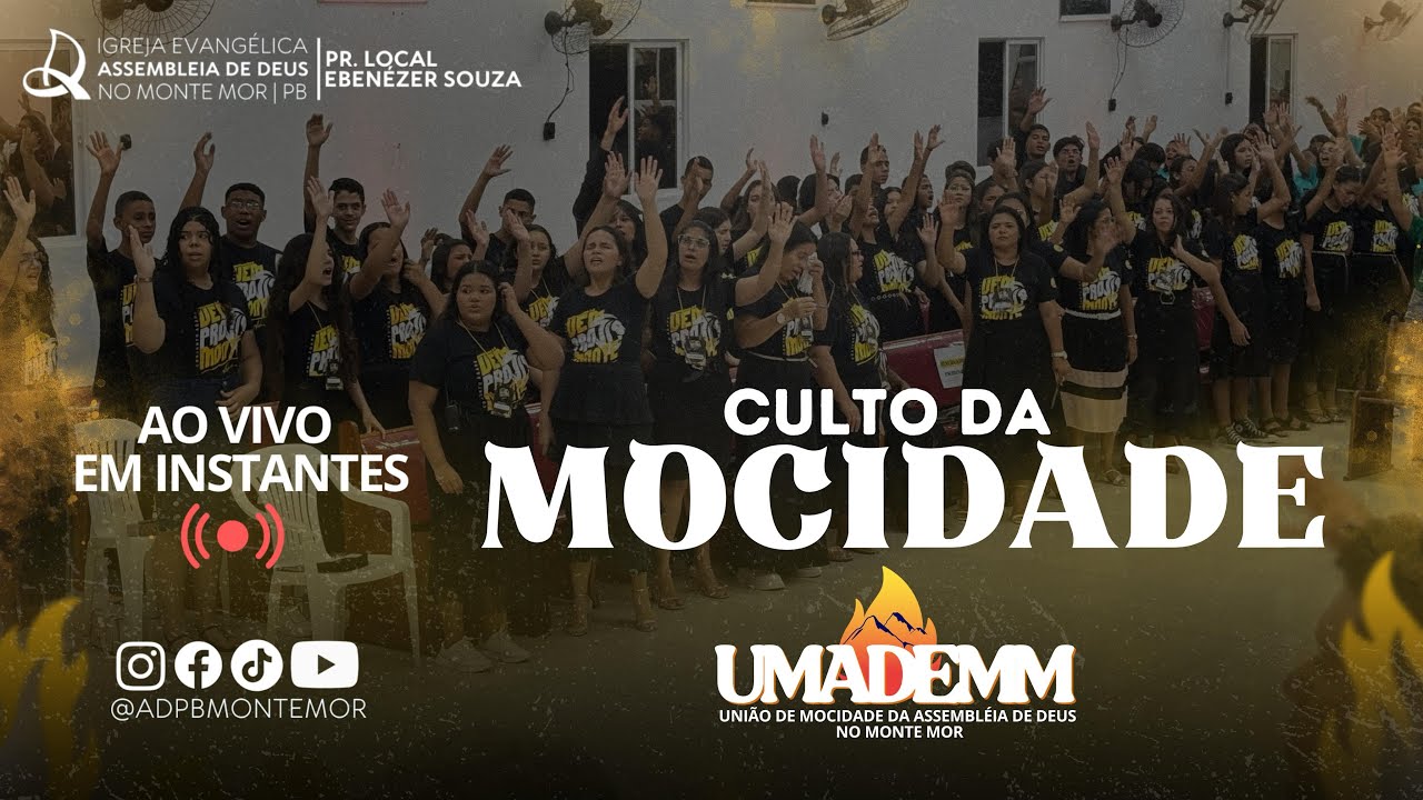 AD MONTE-MOR  CULTO DA MOCIDADE  18-01-2026