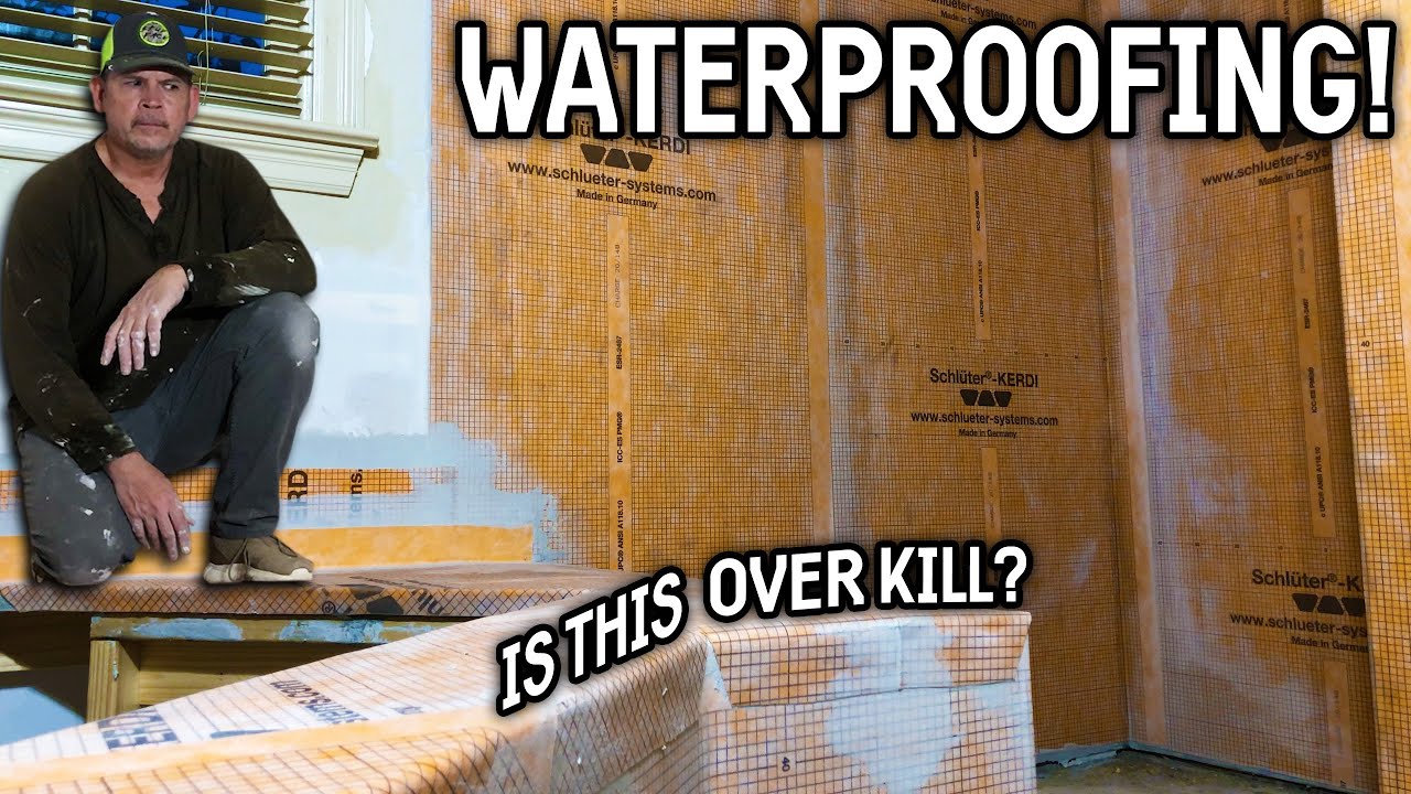 Waterproofing this Bathroom So It NEVER Sees Water AGAIN
