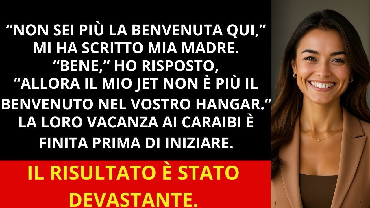 Mi hanno esclusa dal compleanno di papà… così ho cancellato il loro jet privato