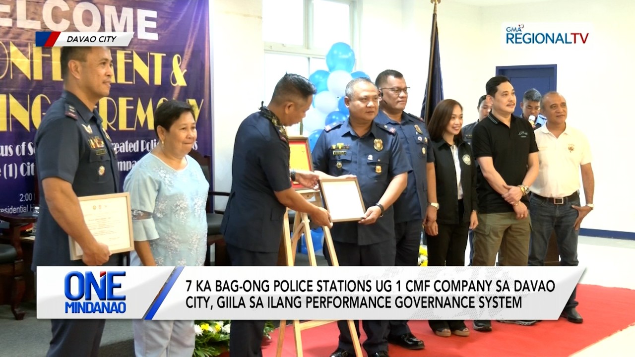 7 ka bag-ong police stations ug 1 CMF company sa Davao City, giila | One Mindanao