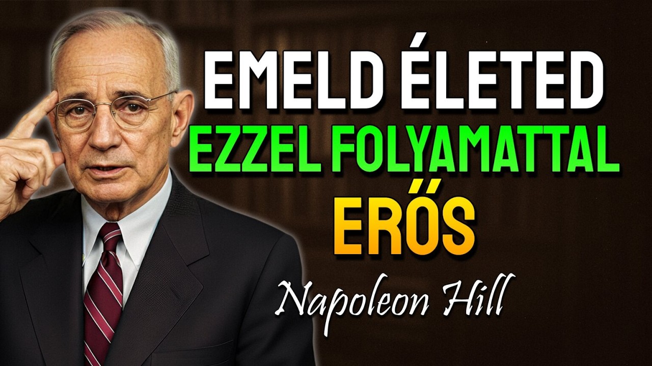 EZ A FOLYAMAT, AMELY AZ ÉLETED EGY ÚJ SZINTRE EMELI. (Napoleon Hill)