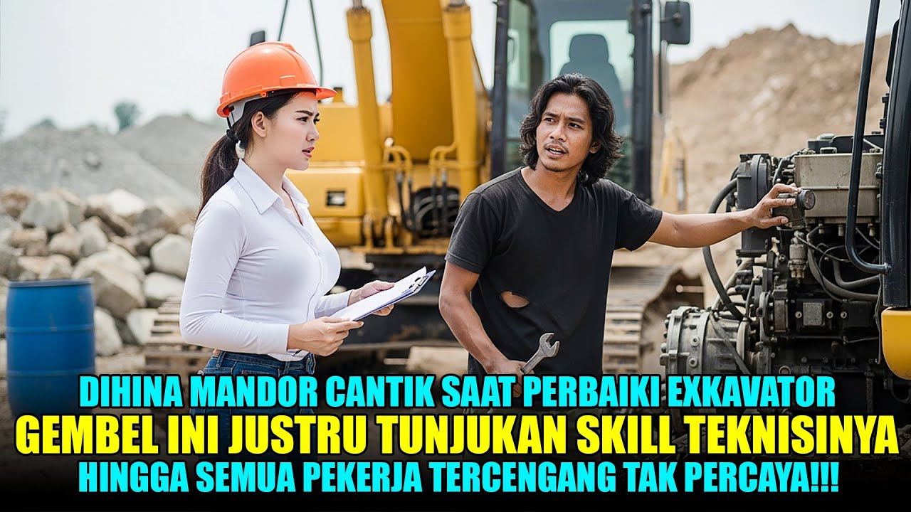 mandor cantik menghina gembel ahli teknisi, 5 menit kemudian semua syok!!