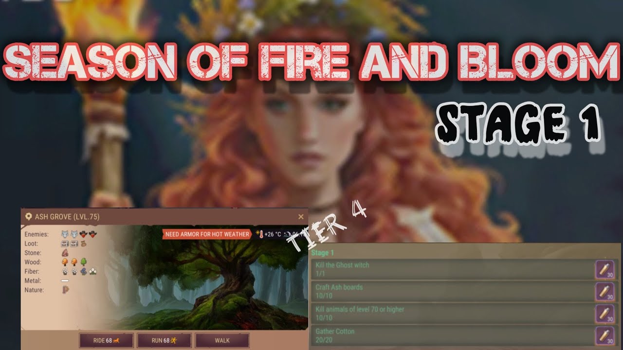 SEASON OF FIRE AND BLOOM(Tier 4) Stage 1 - Westland Survival | AP GAMING