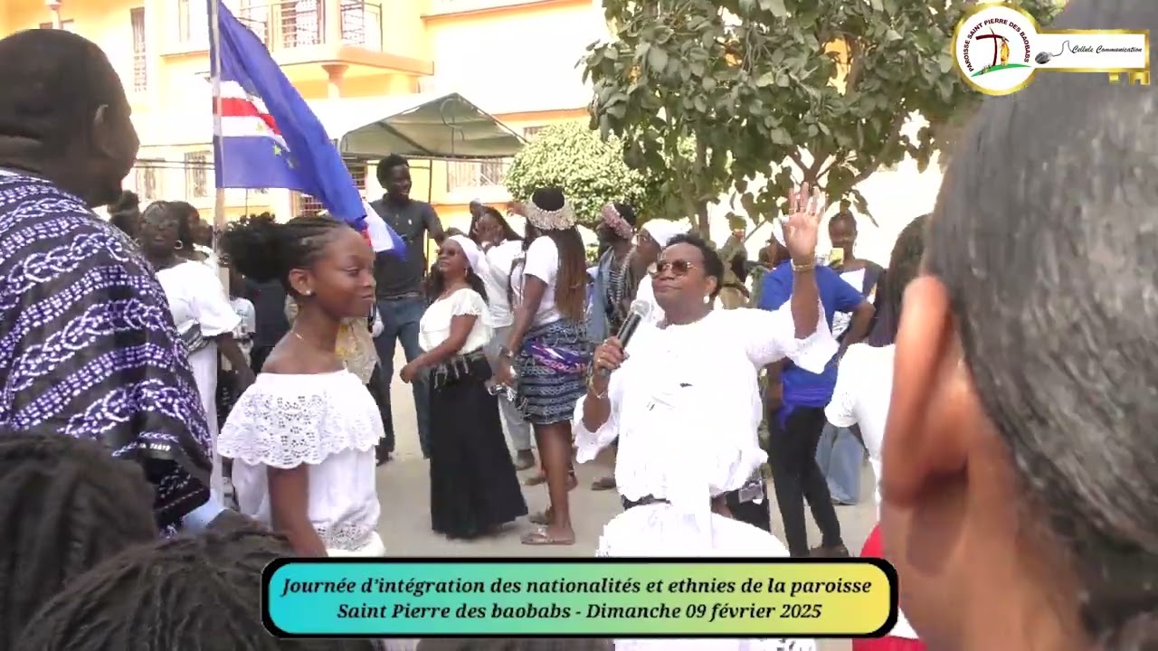 Après midi culturel de la journée d'intégration de la paroisse Saint Pierre des baobabs