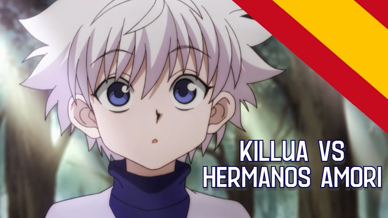 Hunter x Hunter | Killua vs Hermanos Amori | (castellano no oficial)