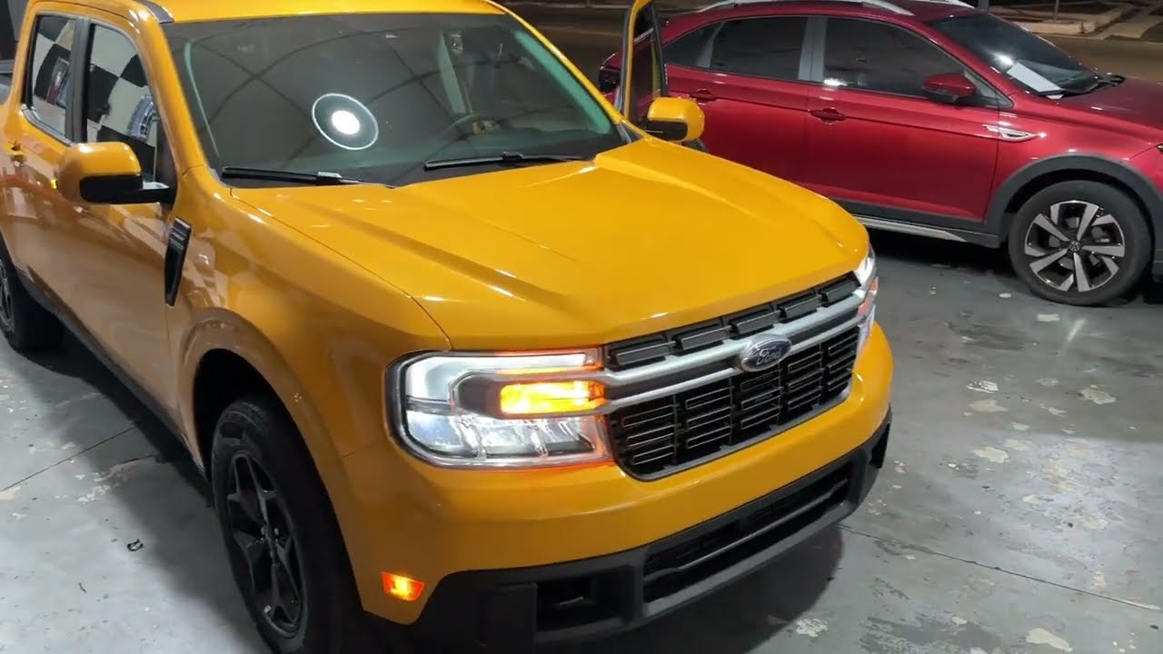 Modo Sport e Eco funcional Ford Maverick + iluminação RGB
