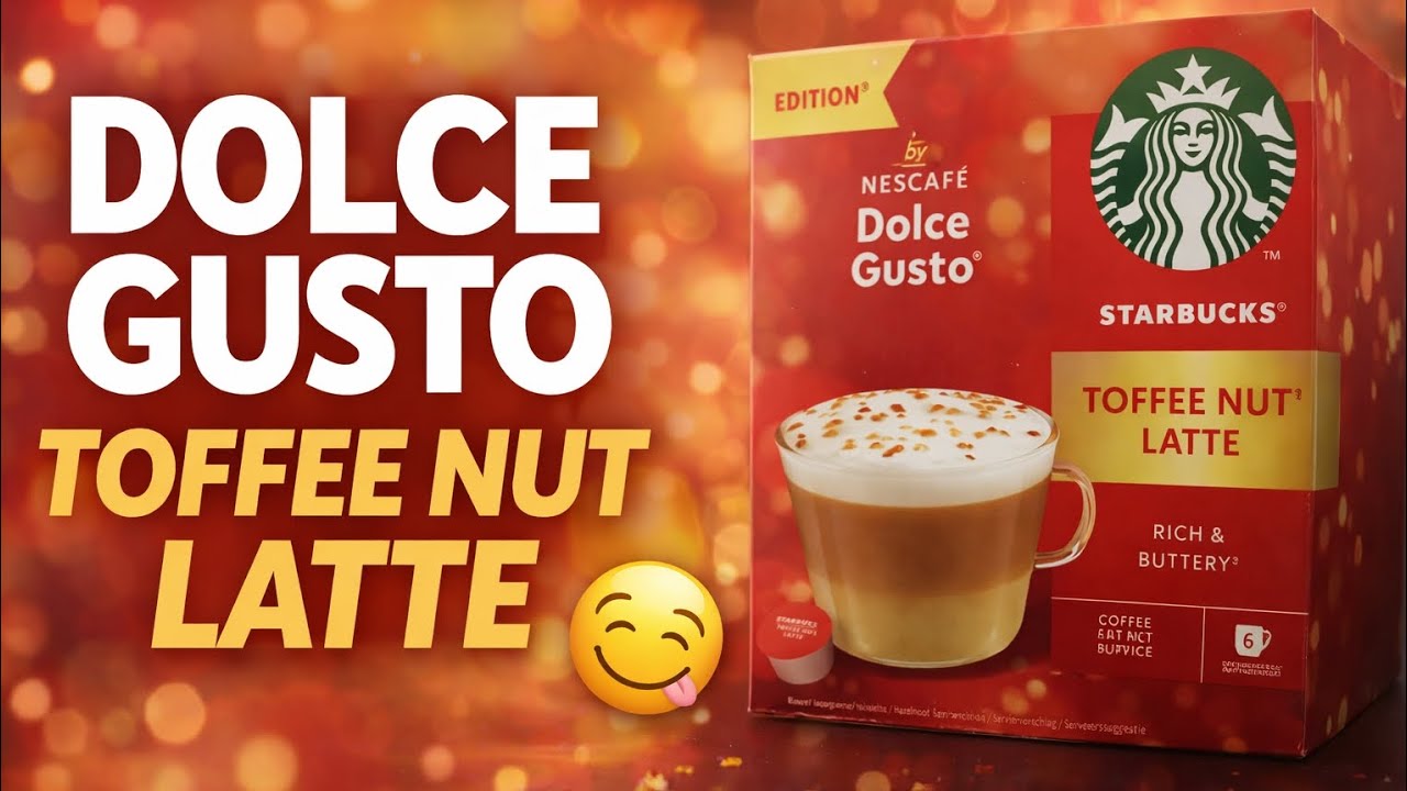 Dolce gusto toffee nut latte 😋 testen 