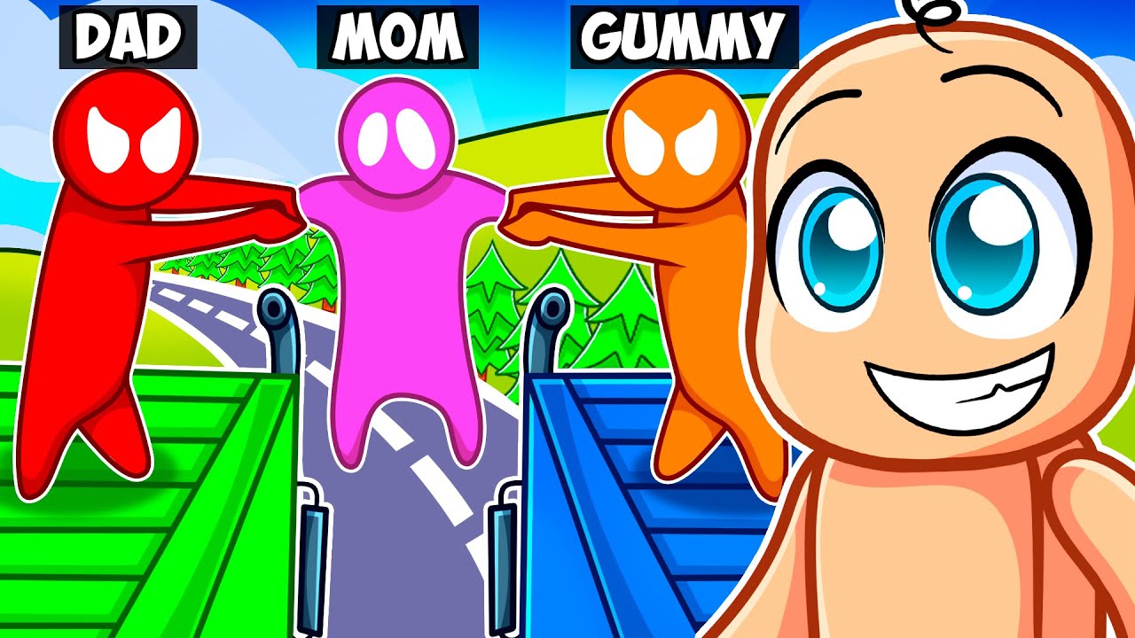 Trolling MY FAMILY in Gang Beasts...