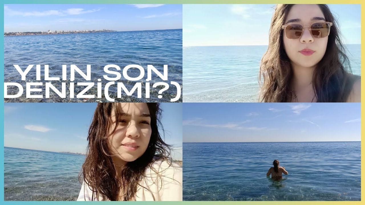 Mini Antalya Çıkartması ☀️  Ekim Sonu Deniz Keyfim 😅
