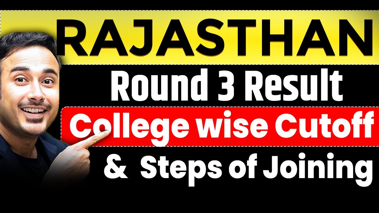 Rajasthan Round 3 College wise Cut off | Govt | Management | MBBS | BDS #neetcounselling2025