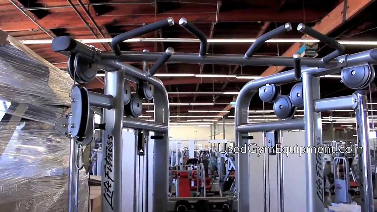 Used Life Fitness Cable Motion Dual Adjustable Pulley CMDAP For Sale