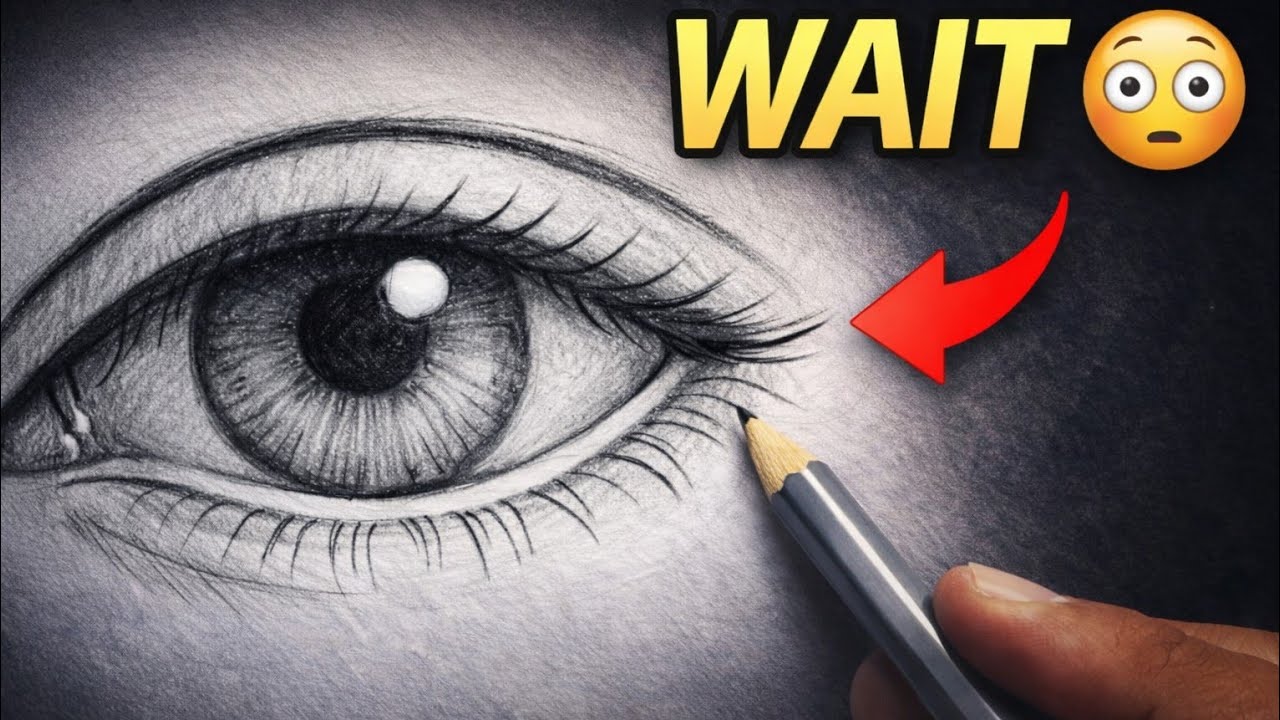 Wait… Anyone Can Draw This Eye 👀|