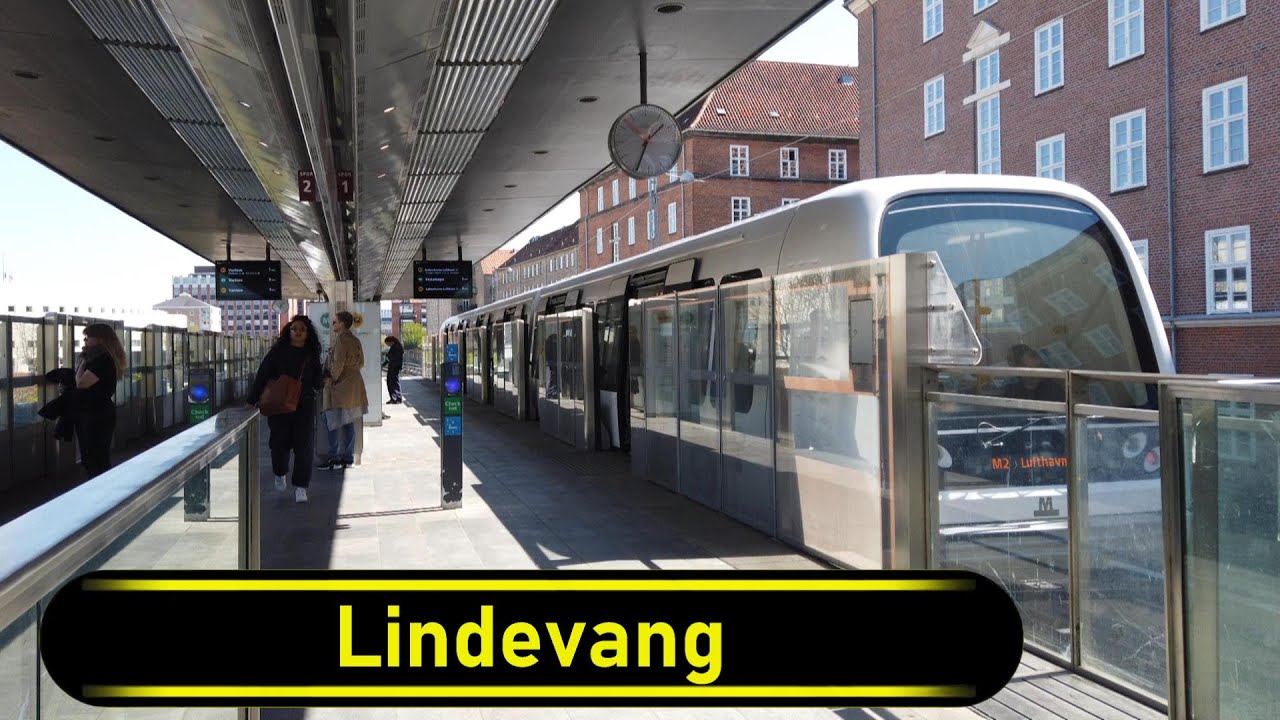 Metro Station Lindevang - Copenhagen 🇩🇰 - Walkthrough 🚶