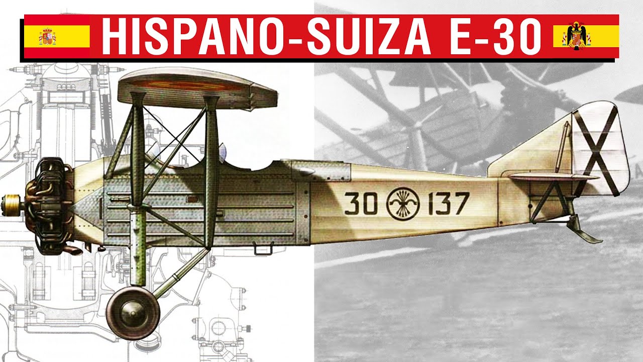 Hispano-Suiza E 30 - French Designer, Spanish Pilots | Aircraft History #111