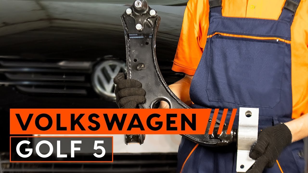 Hvordan bytte bærearm på VW GOLF 5 [BRUKSANVISNING AUTODOC]