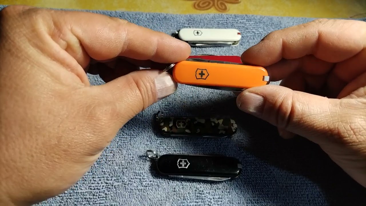 Las pequeñas victorinox de 58 milímetros.