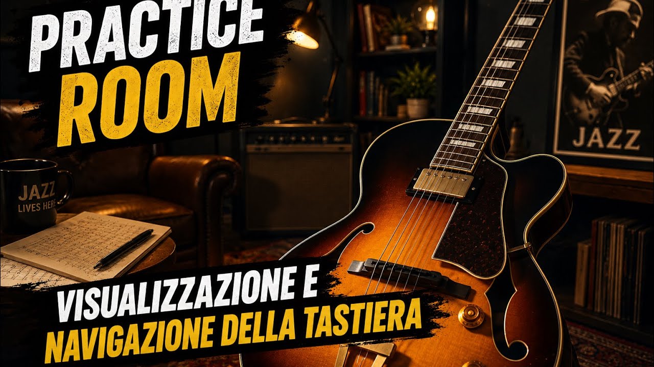 Visualizzazione e navigazione della tastiera - Practice Room