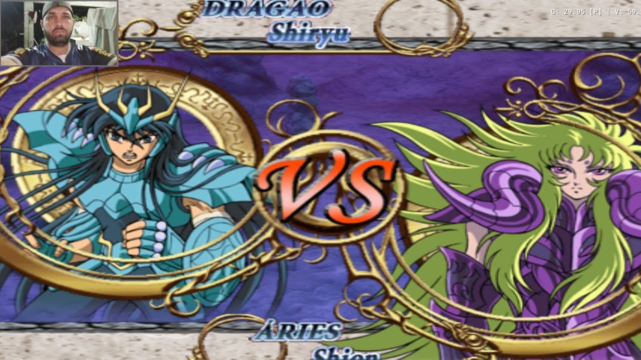 Shiryu 🐉 🆚 Shion ♈ - Saint Seiya Hades Ps2 PT-BR Dublado 