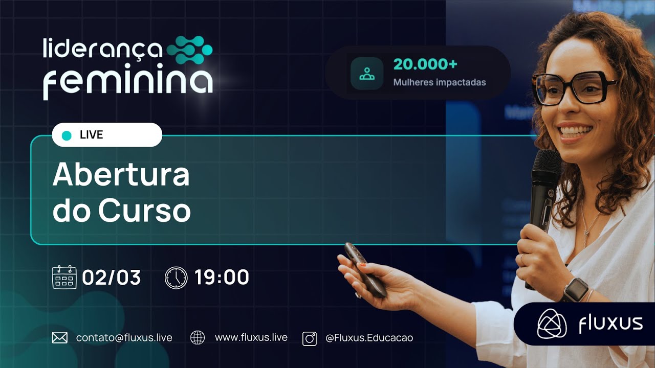 Live de Abertura - Liderança Feminina