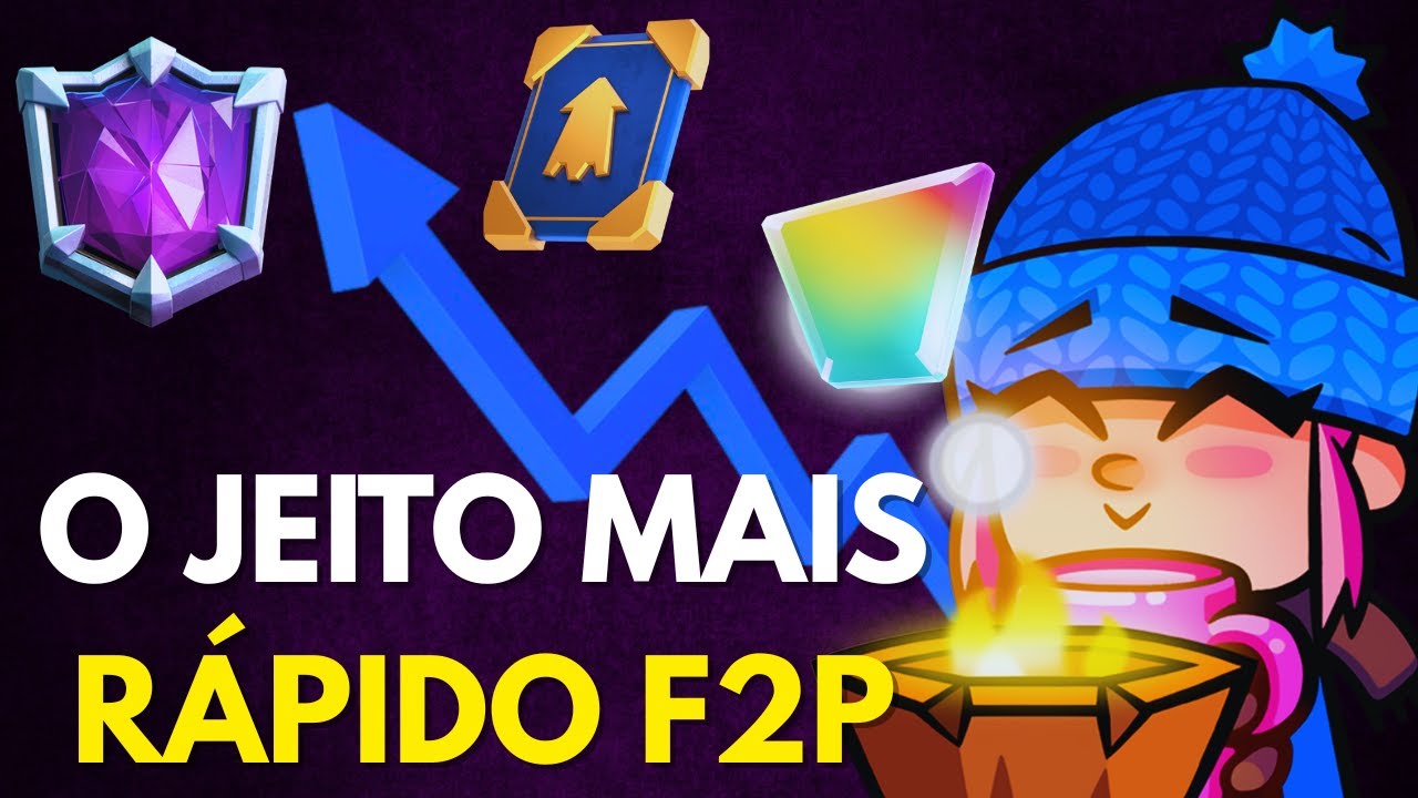 Como EVOLUIR no CLASH ROYALE sem GASTAR DINHEIRO (JEITO MAIS RÁPIDO)