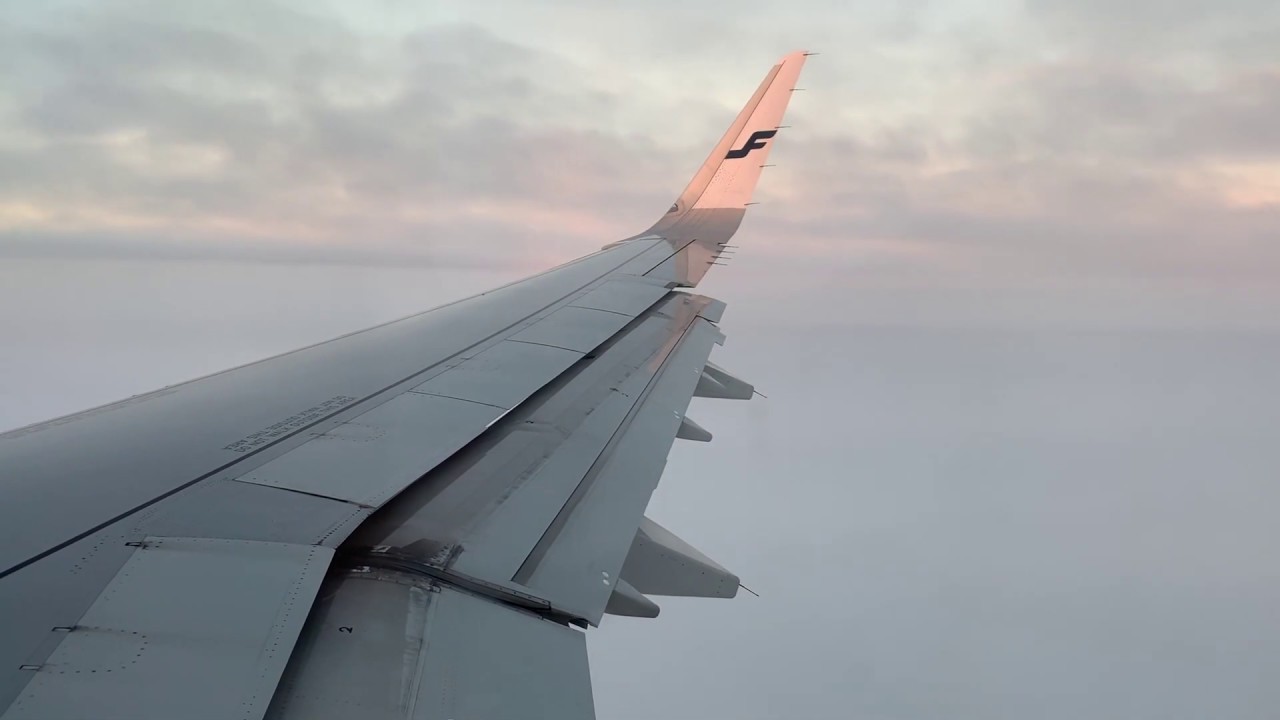Finnair A321 Approach and Landing in Rovaniemi
