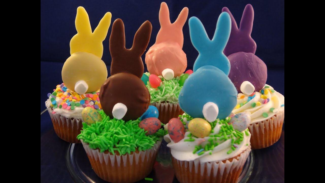 Decorating Cupcakes #118:  Easter Bunnies with yoyomax12