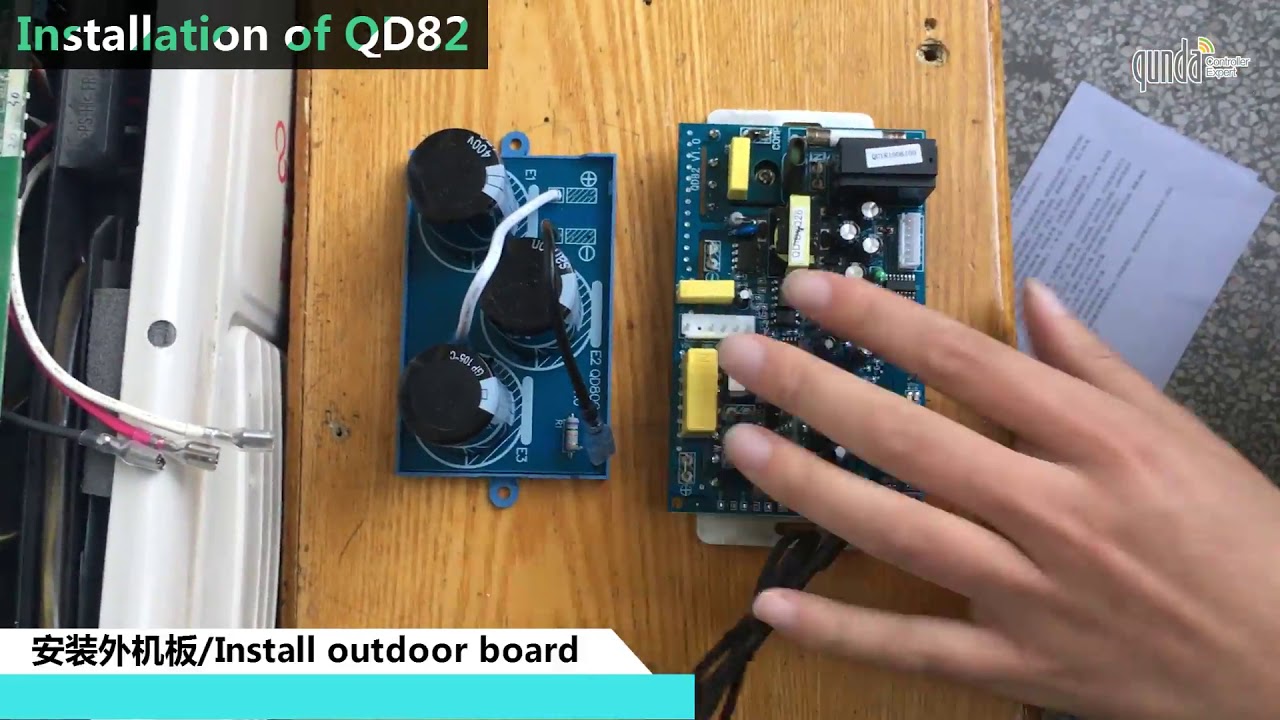 QD82  UNIVERSAL  AC INVERTER AIR CONDITION BOARD安装视频 高清