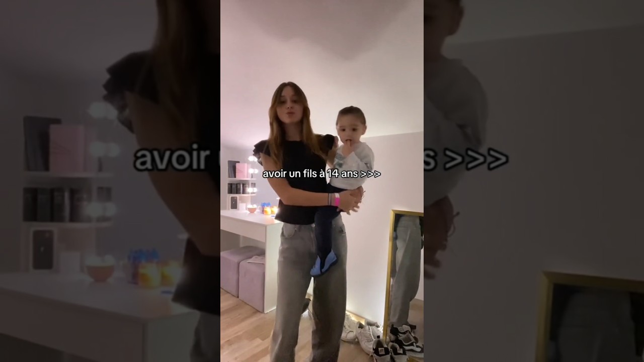 Avoir un fils &agrave; 14 ans 👶#tiktok #enfants #maman #jeune #humour #fyp #shorts #shortvideo
