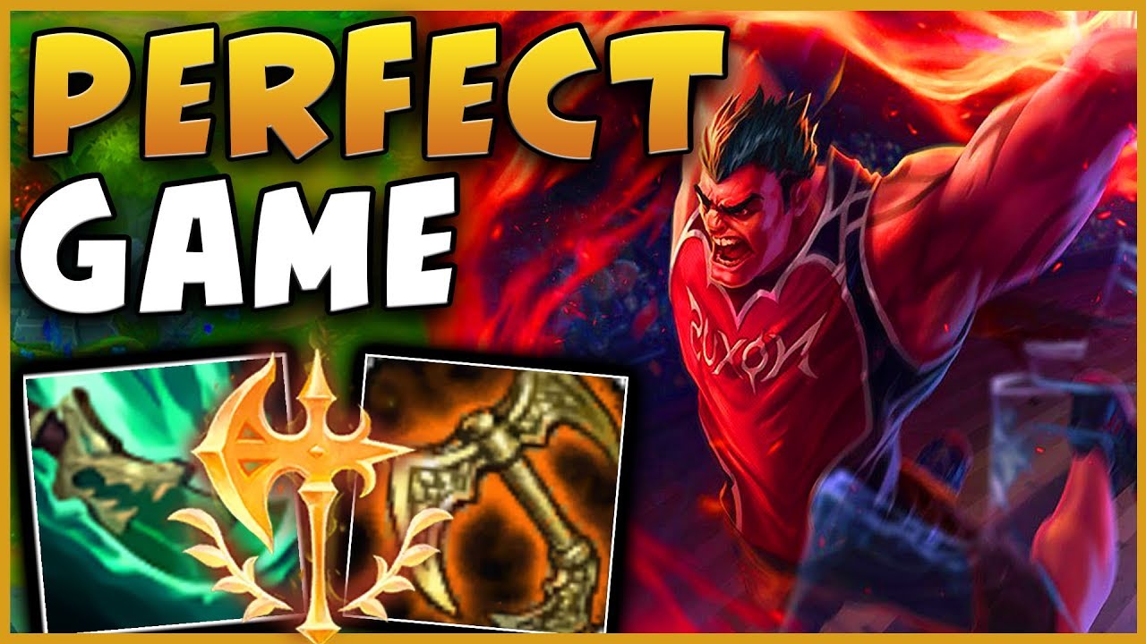 OMG?!? I HAVE A PERFECT GAME AGAINST DARIUS!!! RENEKTON VS DARIUS!!! PATCH 9.11