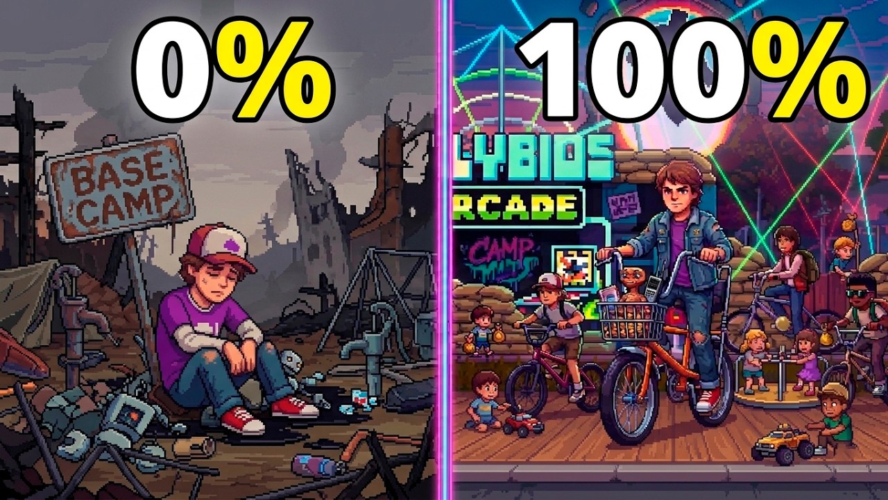 Eu joguei 100% de Kingdom Eighties e me tornei o LIDER da gangue!