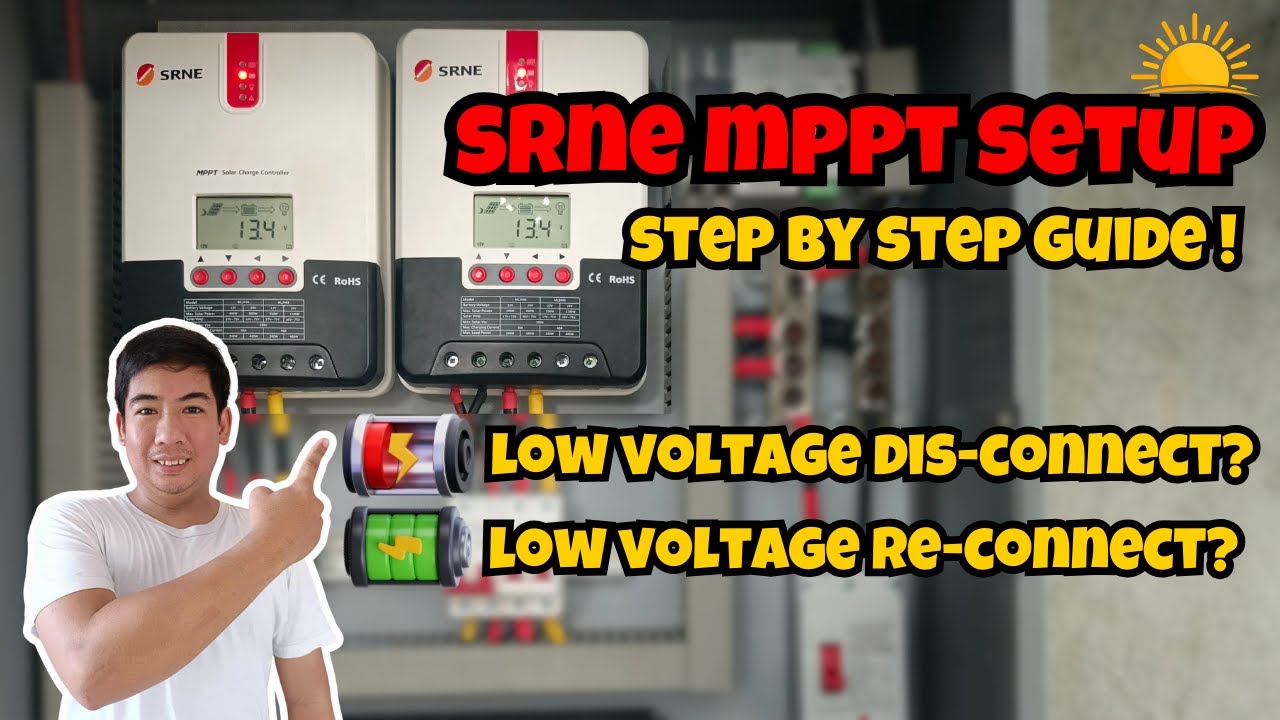 Tamang Setup ng SRNE MPPT Solar Charge Controller | Step-by-Step Tagalog Tutorial