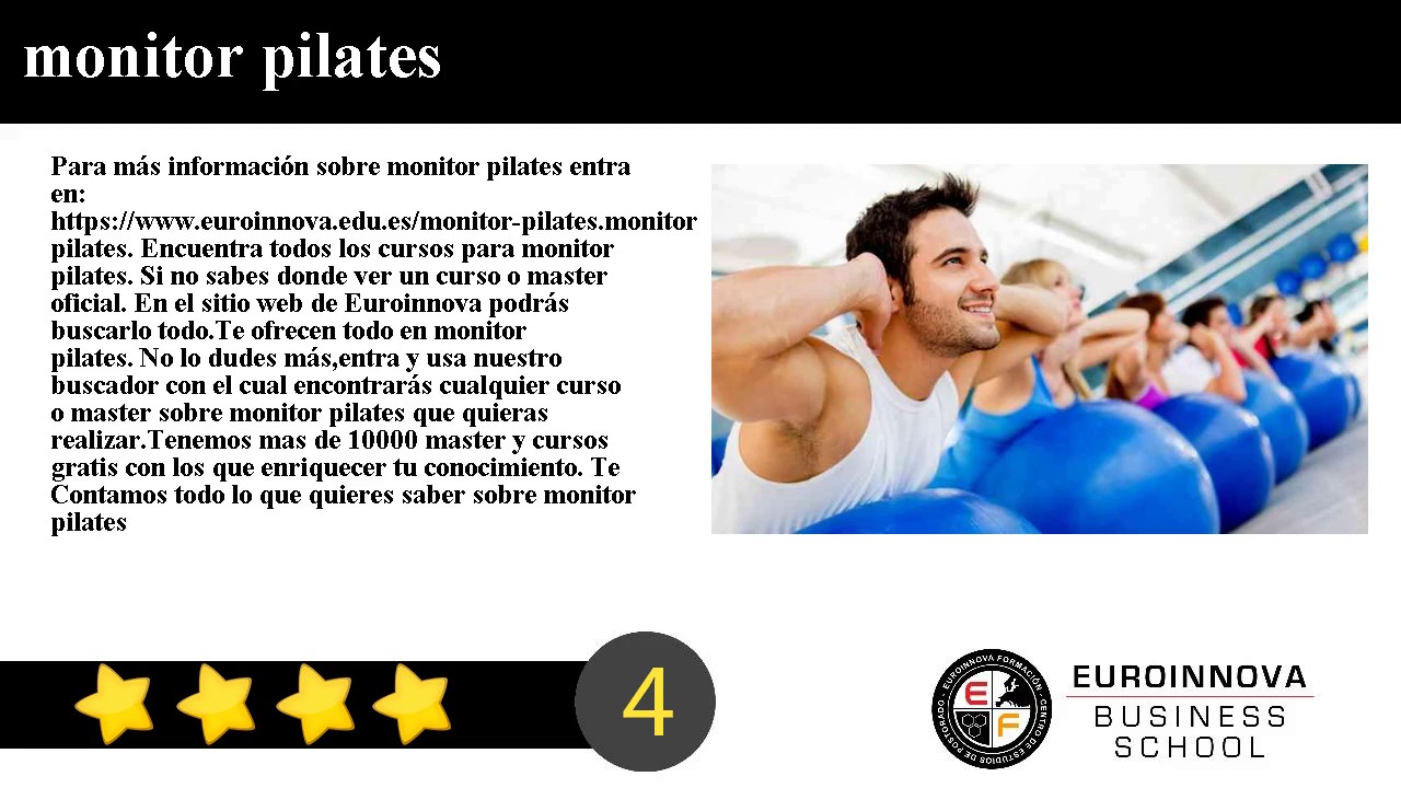 monitor pilates