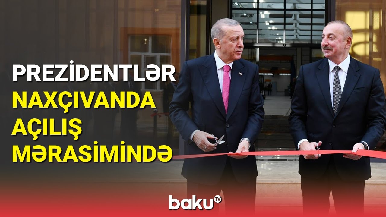 Naxçıvan Bərpa-istehsalat hərbi kompleksinin açılış mərasimi