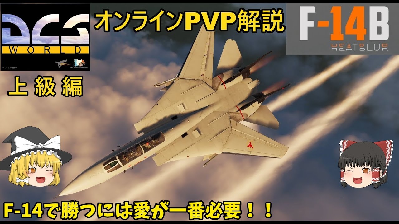F-14B 最凶！アウト・レンジ・ショット！オンライン対戦解説 ～上級編～ 【ゆっくり実況】【DCS World】