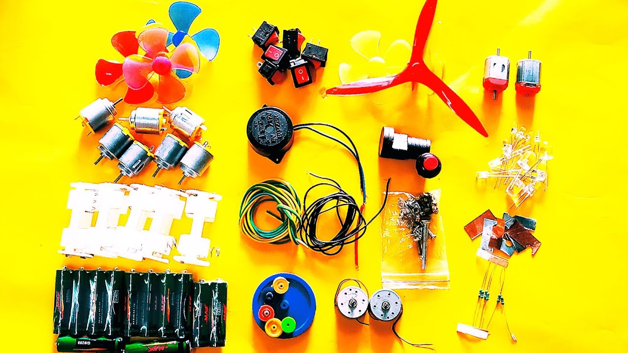 SECOND UNBOXING VIDEO || SCIENCE PROJECT KIT || DC MOTORS || BATTERIES || WIRES || BULBS